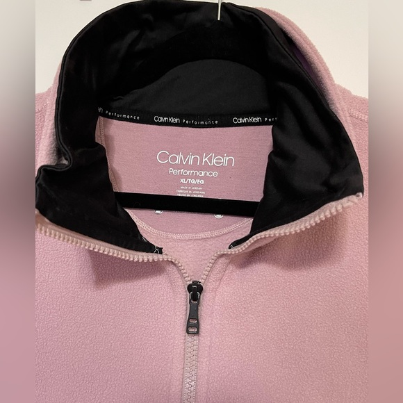 •Calvin Klein Performance• Woman’s Light Pink Full Zip Jacket (Size XL) - Picture 5 of 5